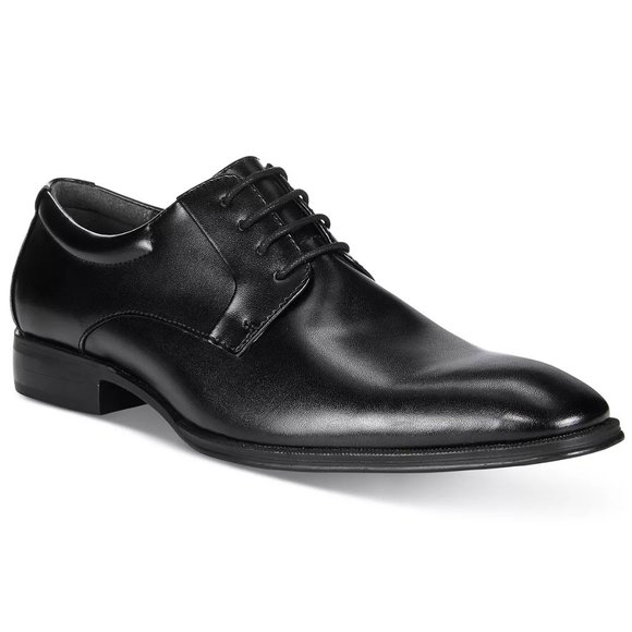 Alfani,  men's Andrew Plain Toe Derbys - Black - Picture 1 of 5